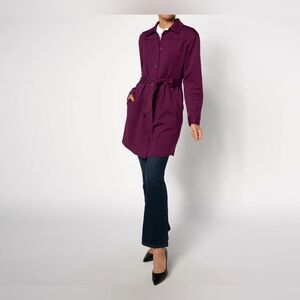 BEAUTIFUL by Lawrence Zarian Ponte Button Front Jacket